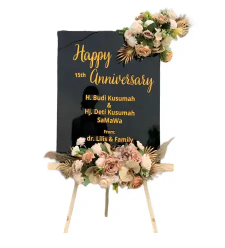 Papan Bunga Akrilik Bade