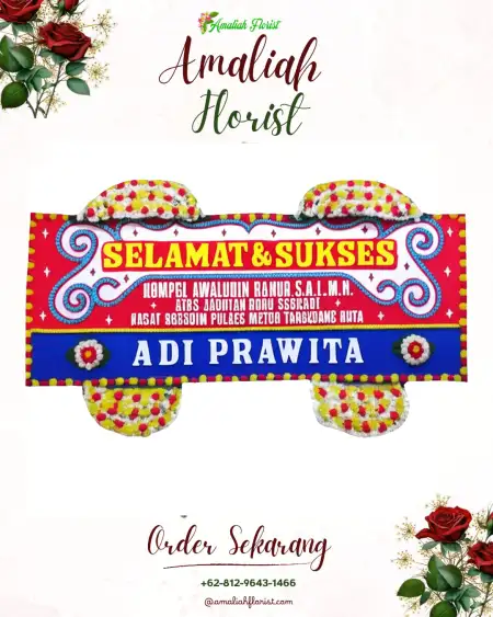 Papan Bunga Ucapan Selamat Bade