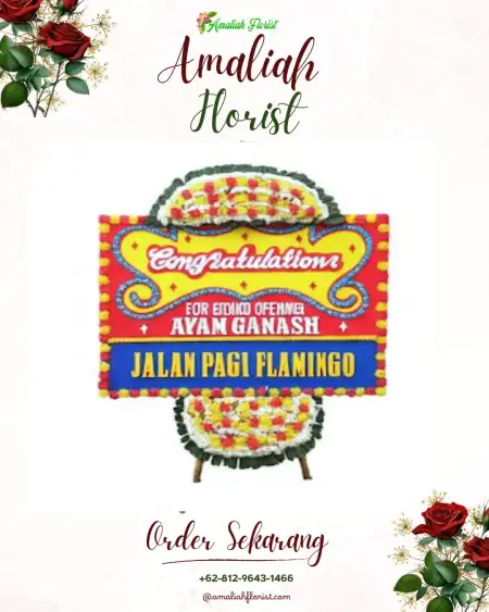 Sewa Papan Bunga Bade